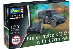 Starter kit Krupp Protze KFZ 69 w/3,7cm pak 1:76>Revell New