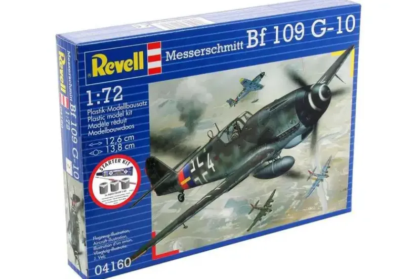 Starter Kit Messerschmitt Bf-109 1:72>Revell