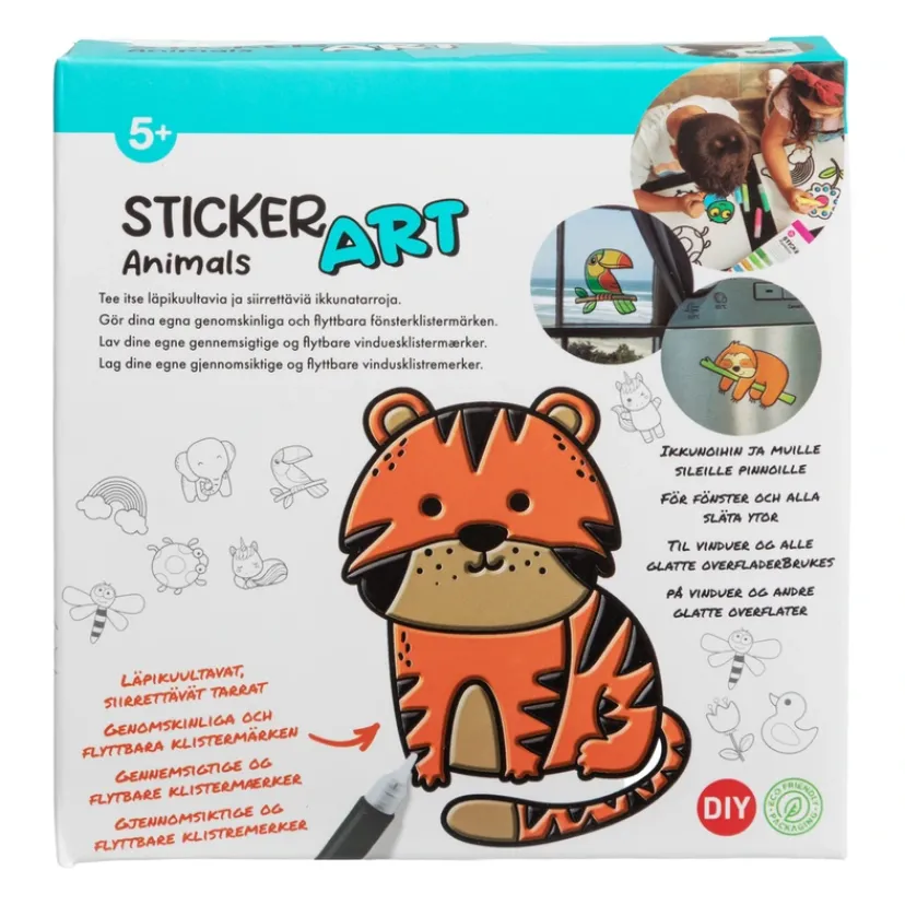 Sticker Art vinduesklistermærker ass> Hot