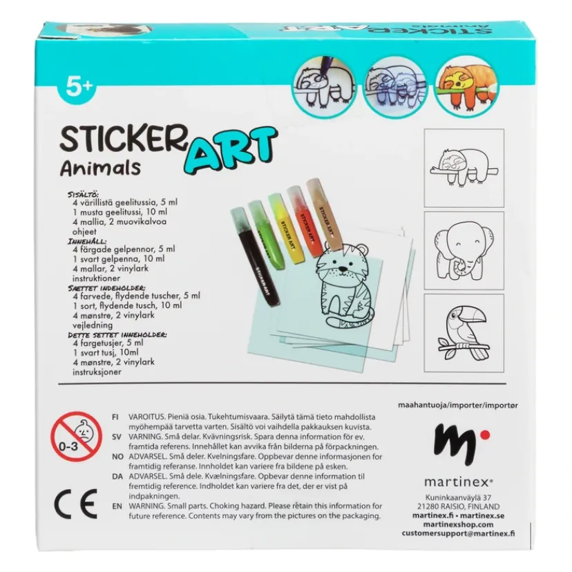 Sticker Art vinduesklistermærker ass> Hot
