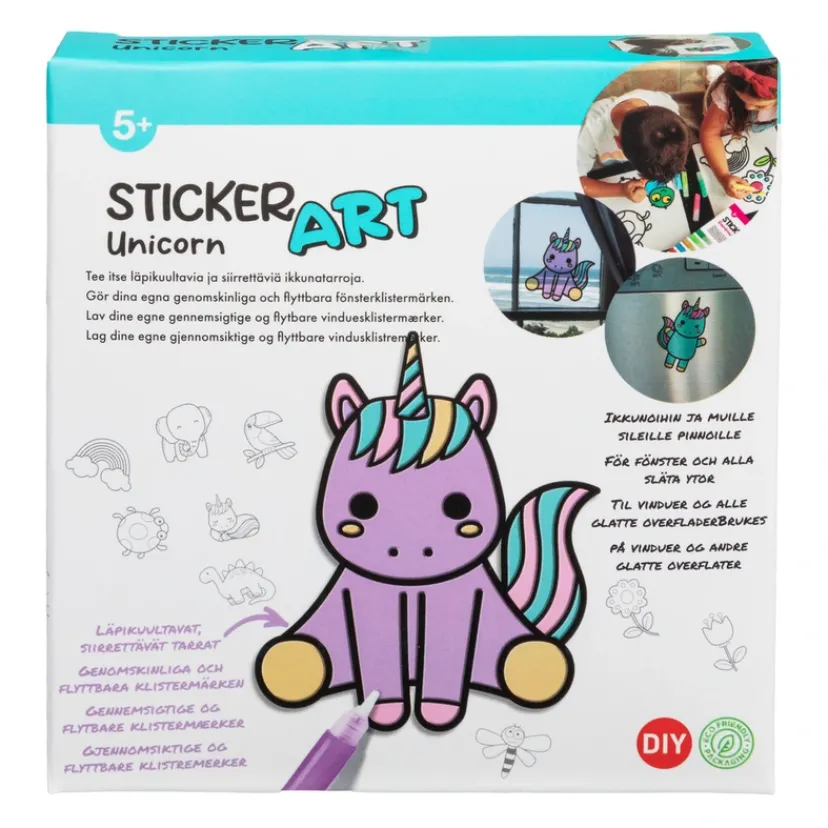 Sticker Art vinduesklistermærker ass> Hot