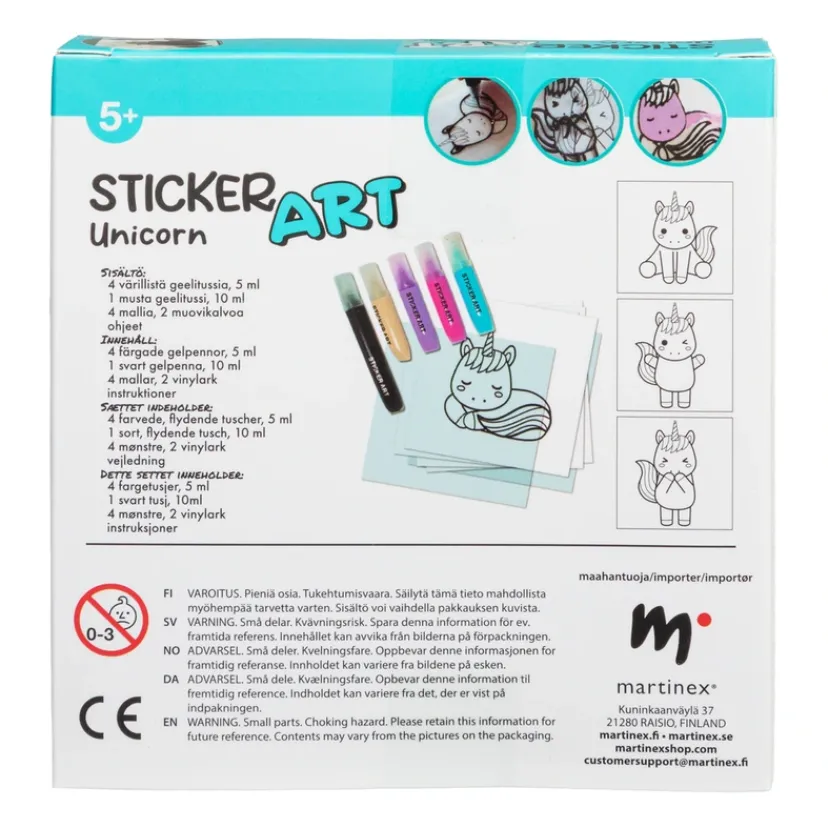 Sticker Art vinduesklistermærker ass> Hot