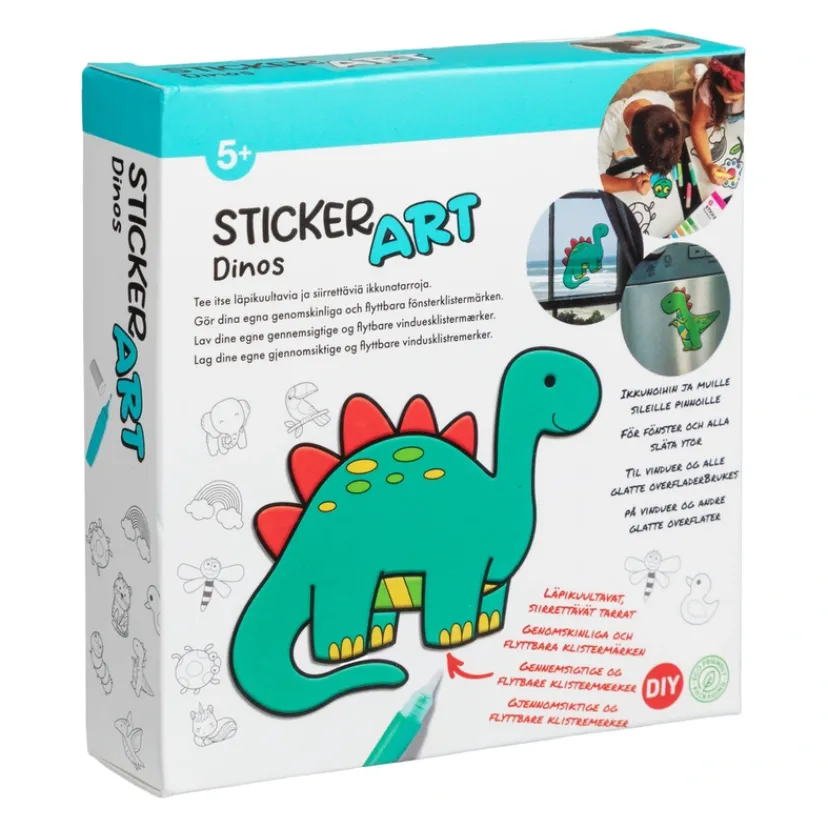 Sticker Art vinduesklistermærker ass> Hot