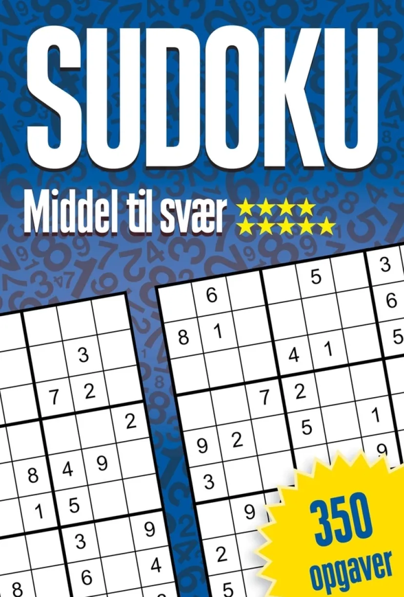 Sudoku - middel til svær> Clearance