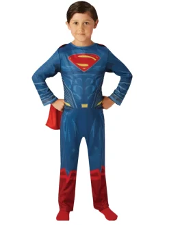 Superman Classic kostume med kappe str. 7-8 år> Best