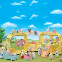 Regnbue Sjov Børnehave Bus>Sylvanian Families