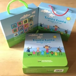 Trunte Lunte kuffert med 12 bøger> Clearance