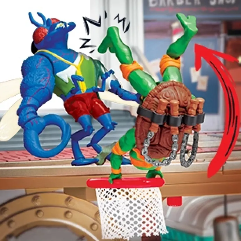 Mutant Mayhem Large Playset Sewer Lair Dlx>Turtles Sale