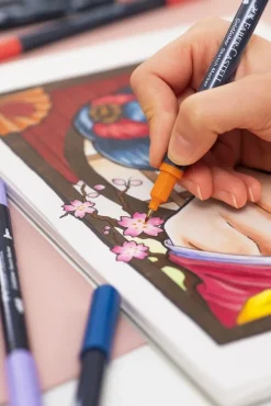 Tusser dobbelt Goldfaber Aqua dark orange 115><noscript><img width=