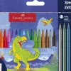 Tusser Dinosaur 18+3 Metalli>Faber-Castell Clearance