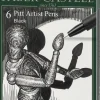 Tusser Pitt Artist Sort Ass. 6 Stk.>Faber-Castell Discount