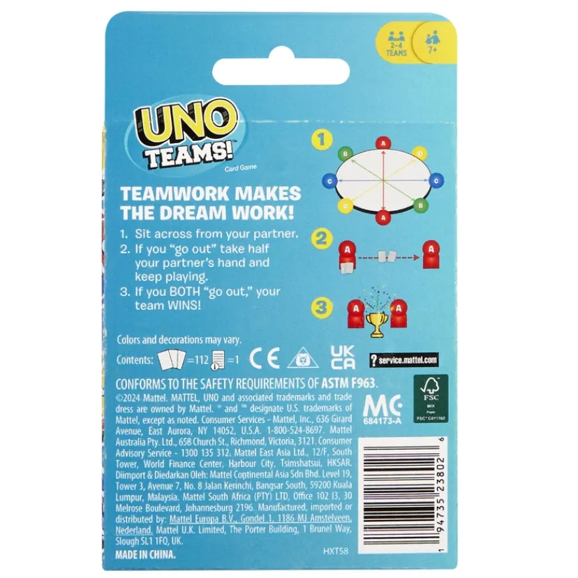 UNO Teams>Mattel Games Outlet