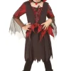 Vampyr-dronning kostume str. 4-6 år> Discount