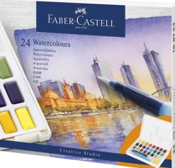 Vandfarver 24 stk>Faber-Castell Clearance
