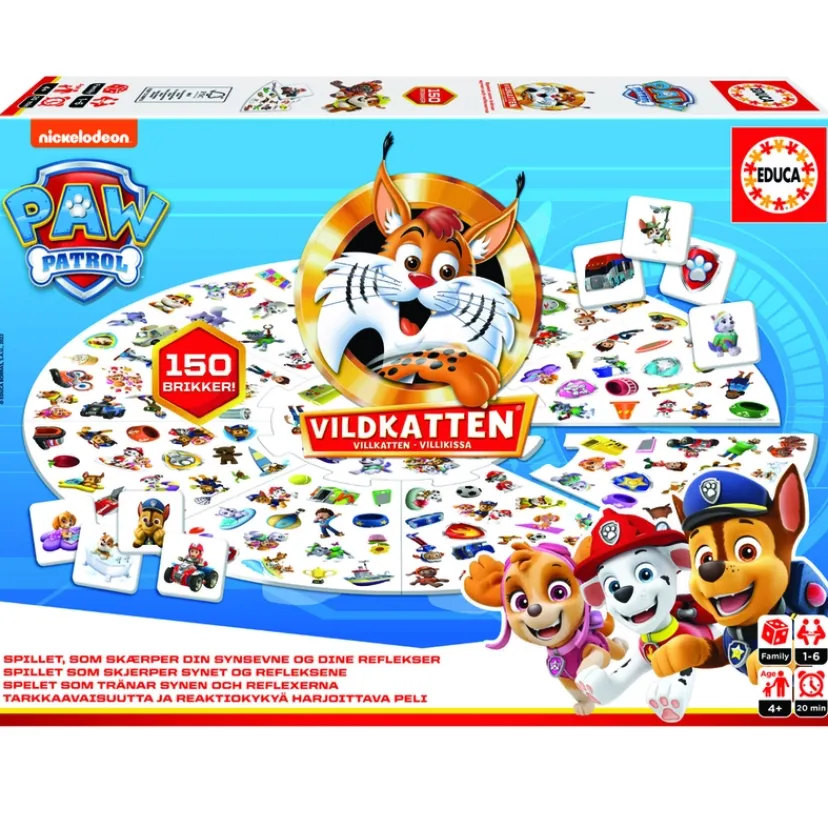 Paw Patrol 150 brikker>Vildkatten Best