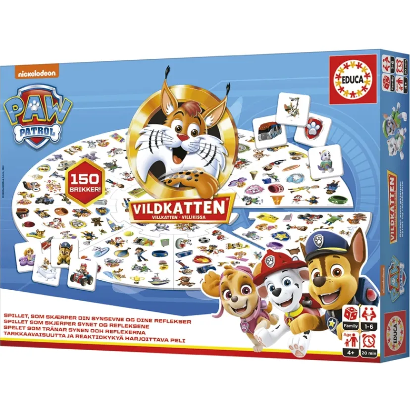 Paw Patrol 150 brikker>Vildkatten Best