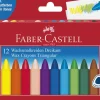 Vokskridt trekantet 12 stk>Faber-Castell Discount