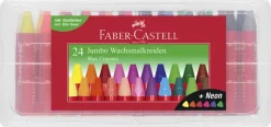 Vokskridt jumbo 24 farver>Faber-Castell Outlet
