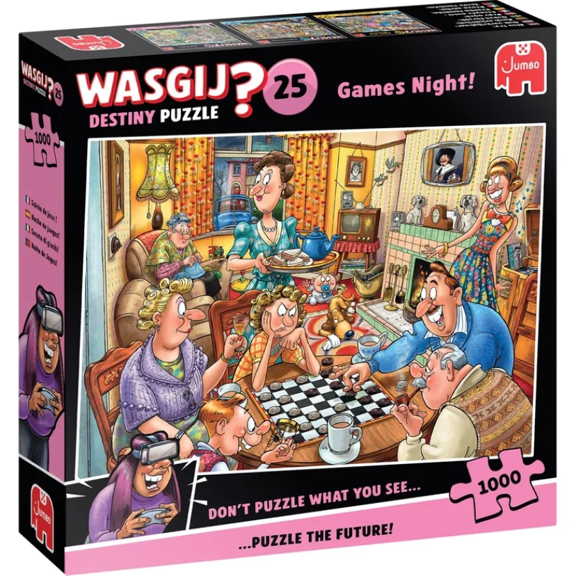 Destiny 25 Games Night! 1000 brikker>Wasgij Clearance