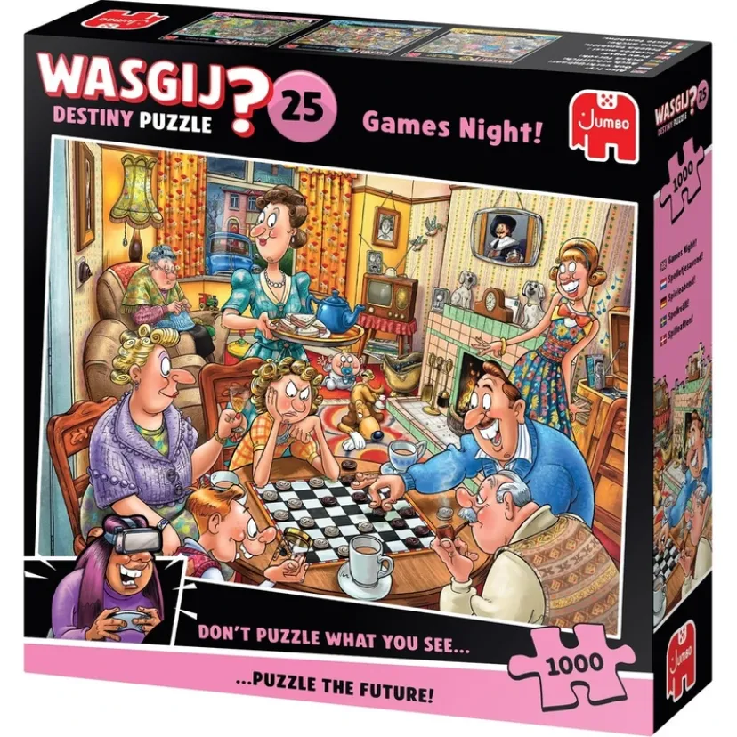 Destiny 25 Games Night! 1000 brikker>Wasgij Clearance