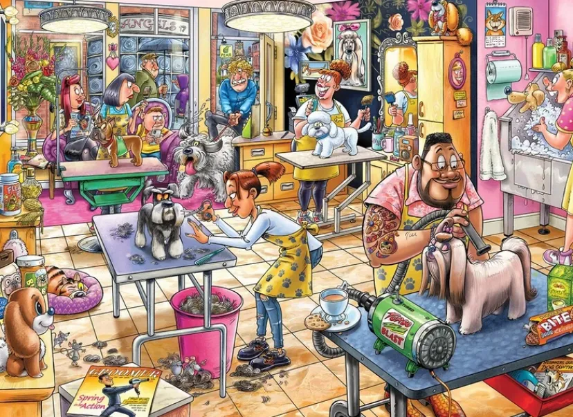Mystery 23 Pooch Parlour! 1000 brikker>Wasgij Clearance
