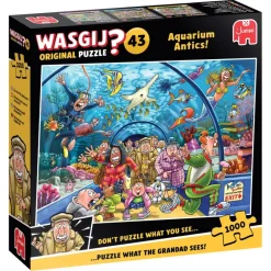 Original 43 Aquarium Antics! 1000 brikker>Wasgij Clearance