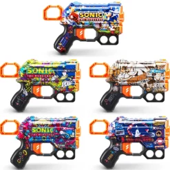 Xshot Skins Sonic Menace med 8 darts ass>X-shot Best
