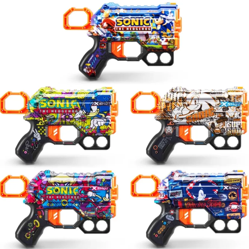 Xshot Skins Sonic Menace med 8 darts ass>X-shot Best